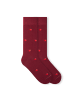 von Jungfeld Motivsocken FRUITY ICONS in Apple - Bordeaux Red