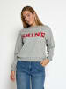 minus Sweatshirt in Light Grey Melange