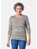 GOLDNER Kombistarker Multicolor-Ringelpullover in blau / papaya / geringelt