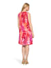 Betty Barclay Plisseekleid ohne Arm in Red/Pink