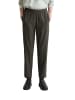 Marc O'Polo Flanellhose regular in night brown mélange