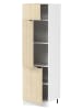 VCM  Küchenschrank B. 60 cm Hochschrank Küche Fasola in Weiß / Honig-Eiche