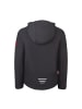 Trollkids Softshelljacke Trollfjord in black/petrol