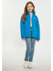Schmuddelwedda Mädchen (Kids) Strickfleecejacke in Cyanblau Melange