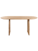 Beliani Esszimmertisch SKYE in Braun - (W) 180 x (H) 77 x (L) 90 cm