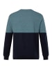 Men Plus Pullover in navy blau
