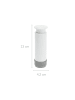 Excellent Houseware Pumpe zur Vakuumverpackung in Weiß, Ø 4,2 x (H) 13,1 cm