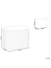 Beliani Pouf RICHLAND in Rosa - (W) 55 x (H) 41 x (L) 35 cm