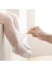 MUNADUNA Baby Sommer Netzstrumpfhose in Weiß D