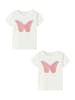 name it T-Shirt 2er-Set Print Design Rundhals bequem in Weiß-2