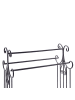 Beliani Handtuchständer GLADIS in Schwarz - (W) 60 x (H) 90 x (L) 35 cm