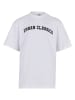 Urban Classics Urban Classics UC College Logo Tall Tee in white