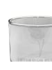Mr. & Mrs. Panda Whiskey Glas Blume Mohnblume mit Spruch in Transparent