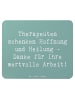 Mr. & Mrs. Panda Mousematte Spruch Therapeut Dankeschön mit Spruch in Meeresbrise