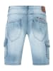 Timezone Shorts Kurze Denim Mid Waist Jeansshorts in Hellblau