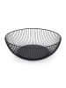 relaxdays Obstschale in Schwarz - (H)8 x Ø 28 cm