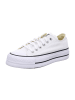 Converse Plateau Sneaker in Weiß