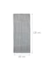 relaxdays Waschmaschinenauflage in Grau/ Creme - (B)130 x (T)55 cm
