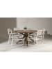 ebuy24 Gartenset Rosario 7-teilig Braun 140 x 140 cm