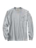 CARHARTT  Longsleeve "WW Pocket K126" in Grau