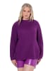 Ulla Popken Oversized-Pullover in brombeere