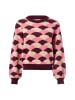 NÜMPH Pullover Nulila in bordeaux koralle - 0001