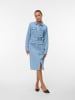 Vero Moda Jeanskleid in Light Blue Denim