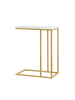 SoBuy Beistelltisch in Messinggold - (W) 30 x (H) 62 x (L) 48 cm