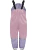 Normani Outdoor Sports Kinder Regenhose mit Hosenträgern Waller in Rosa