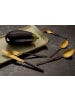 Echtwerk 20 tlg. Set Tafelbesteck "Positano Due" in Gold/Schwarz