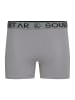 SOUL STAR Boxershorts - MUBOXER5 in Black_Grey_White