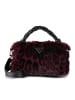 Guess Shaida Handtasche 24 cm in wine leo