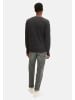 Tom Tailor Pullover 'Basic' in schwarz meliert