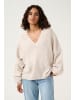 Kaffe Strickpullover KAlue Loose fit in Feather Gray Melange