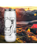 Mr. & Mrs. Panda Wasserflasche Pinguin & Maus Wanderer ohne Spruch in Weiß