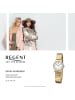 Regent Analog-Armbanduhr Regent Metallarmband gold klein (ca. 26,5mm)