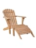 GMD Living Teak Holz Adirondack Gartenstuhl WOODIE in Natur