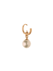 faina Women Drop Earrings in Rose Gold White