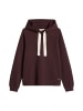 Hoodie relaxed in Black Cherry