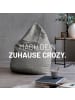 Lumaland Sitzsack In-& Outdoor 120l grau  grau