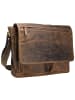 Greenburry Vintage Messenger Leder 35 cm brown