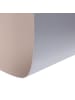relaxdays 6-tlg. Platzdeckchen Set mit Untersetzern in Grau/ Beige