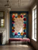 KADIMA DESIGN Teppich Wolle Handgetuftet HALLEIN Scallop Muster Wohnzimmer in Multicolor-Beige
