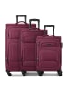 Smartbox Edition 04 4 Rollen Kofferset 3-teilig mit Dehnfalte burgundy