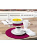 Seltmann Weiden 6er Set Kaffeebecher Tambel Lido Black Line 350 ml in weiß