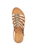Les Tropéziennes par M Belarbi Ledersandalen von Herisson Gold