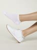 Nur Die  Sneakersocken Unisex Colour Sneaker farbige Füßlinge kurz in weiß