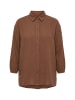 MIAMODA Bluse in cognac braun