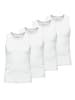 Seidensticker Seidensticker 4er Pack Herren Tank Top in weiss