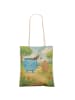 Mr. & Mrs. Panda Shopper Kaffee Bohne Design ohne Spruch in Weiß